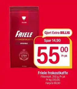 Coop Extra FRIELE FROKOSTKAFFE tilbud