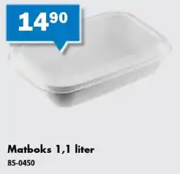 Biltema Matboks 1,1 liter tilbud