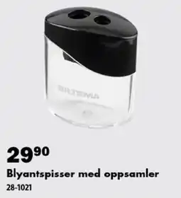 Biltema Blyantspisser med oppsamler tilbud