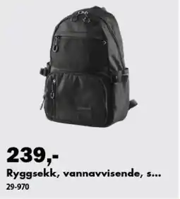 Biltema Ryggsekk, vannavvisende, s... tilbud