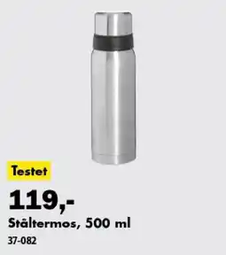 Biltema Ståltermos, 500 ml tilbud