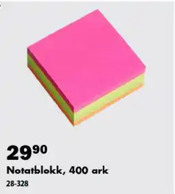 Biltema Notatblokk, 400 ark tilbud