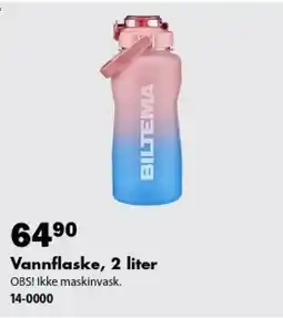 Biltema Vannflaske, 2 liter tilbud