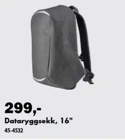 Biltema Dataryggsekk, 16" tilbud
