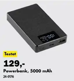 Biltema Powerbank, 5000 mAh tilbud