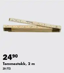 Biltema Tommestokk, 2 m tilbud