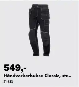 Biltema Håndverkerbukse Classic, str... tilbud