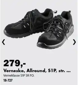 Biltema Vernesko, Allround, S1P, str. ... tilbud