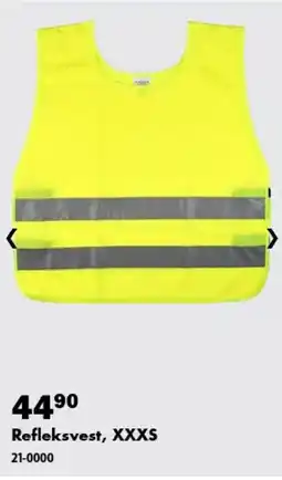 Biltema Refleksvest, XXXS tilbud