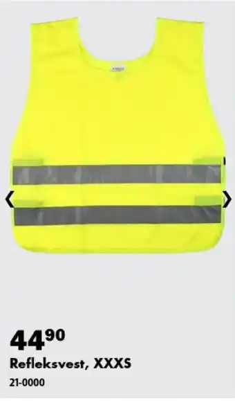 Biltema Refleksvest, XXXS tilbud