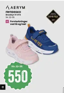 Sport Outlet AERYM FRITIDSSKO Brooklyn 1V GTX tilbud