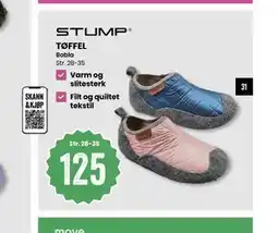 Sport Outlet STUMP TØFFEL tilbud