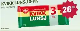Holdbart KVIKK LUNSJ 3-PK tilbud