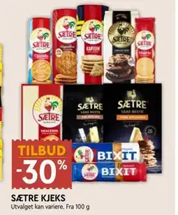 Coop Mega SÆTRE KJEKS tilbud