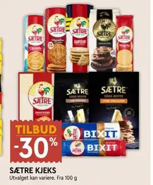 Coop Mega SÆTRE KJEKS tilbud
