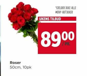 Meny Roser tilbud