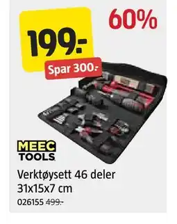 Jula Verktøysett 46 deler tilbud