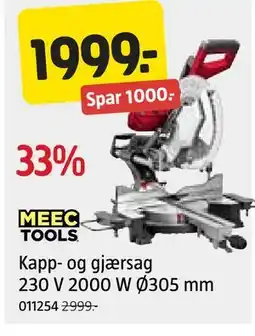 Jula Kapp- og gjærsag 230 V 2000 W Ø305 mm tilbud