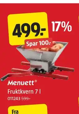 Jula Fruktkvern 7 l tilbud