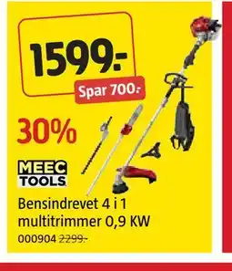 Jula Bensindrevet 4 i 1 multitrimmer 0,9 KW tilbud