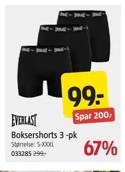 Jula Boksershorts 3 -pk tilbud
