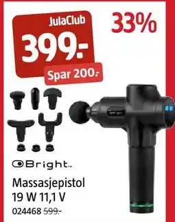 Jula Massasjepistol 19 W 11,1 V, Medlemspris tilbud