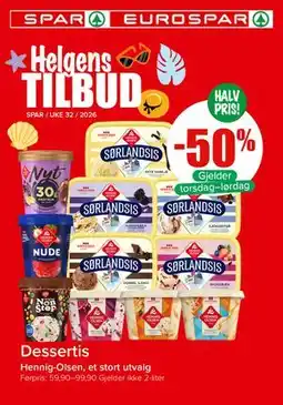 Spar Dessertis tilbud