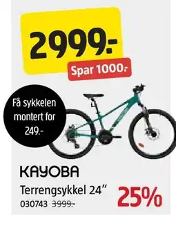 Jula Terrengsykkel 24‐ tilbud