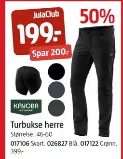 Jula Turbukse herre, Medlemspris tilbud