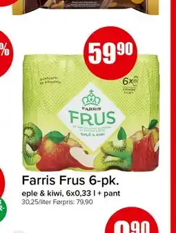 Spar Farris Frus 6-pk tilbud