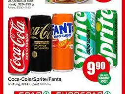 Spar Coca-Cola/Sprite/Fanta tilbud