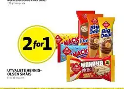 Bunnpris UTVALGTE HENNIG-OLSEN SMÅIS tilbud