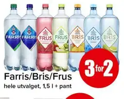 Spar Farris/Bris/Frus tilbud