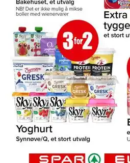Spar Yoghurt tilbud