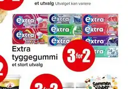 Spar Extra tyggegummi tilbud