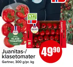 Eurospar Juanitas-/ klasetomater tilbud