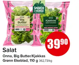 Eurospar Salat tilbud
