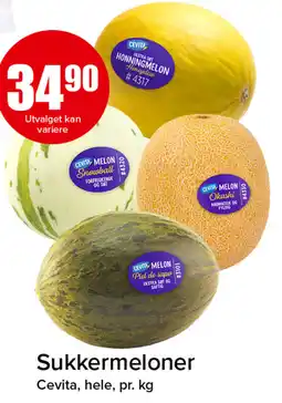 Eurospar Cevita Sukkermeloner tilbud