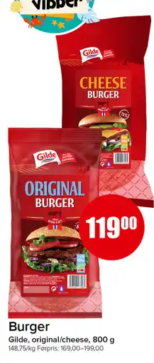 Eurospar Gilde Burger tilbud