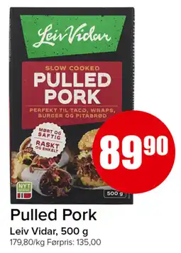 Eurospar Leiv Vidar Pulled Pork tilbud
