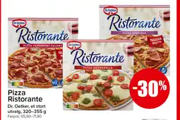 Eurospar Dr. Oetker Pizza Ristorante tilbud