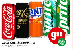 Eurospar Coca-Cola/Sprite/Fanta tilbud