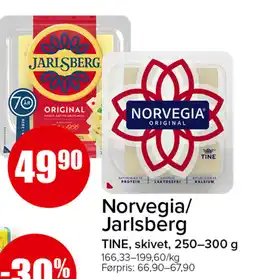 Eurospar Norvegia/ Jarlsberg tilbud