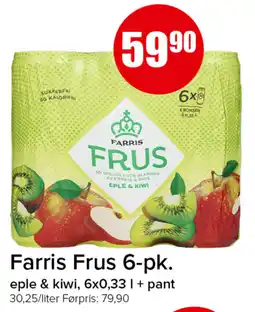 Eurospar Farris Frus 6-pk. tilbud