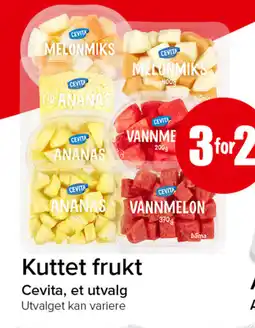 Eurospar Cevita Kuttet frukt tilbud