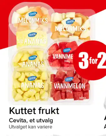 Eurospar Cevita Kuttet frukt tilbud