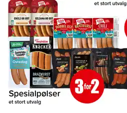 Eurospar Spesialpølser tilbud