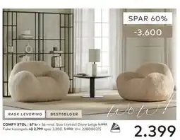 Skeidar COMFY STOL tilbud