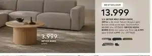 Skeidar BRYCE SOFA-BORD tilbud