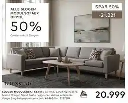 Skeidar SLOGEN MODULSOFA tilbud